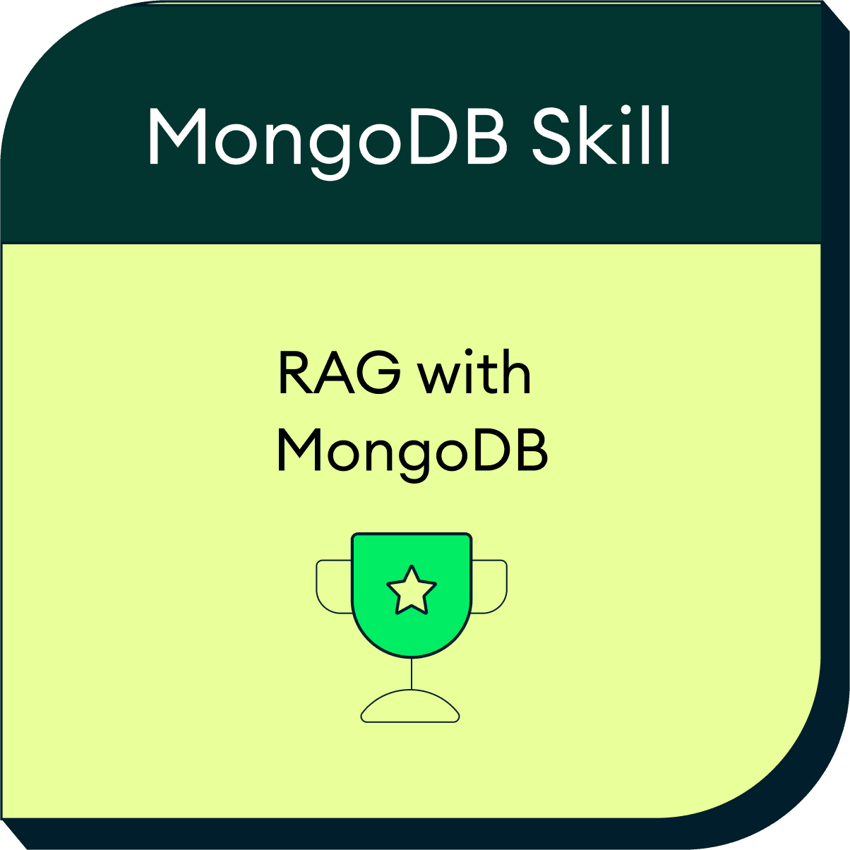 Building RAG Apps Using MongoDB certificate preview